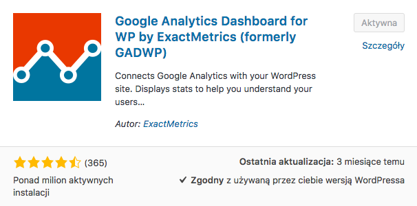 Google Analytics Dashboard for WP (GADWP)
